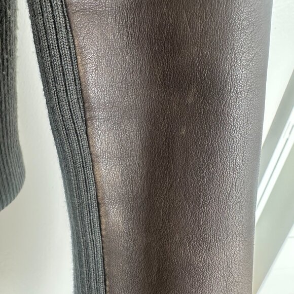 Vince 100% Leather Jacket (Size L Shows Wear) - Picture 11 of 15